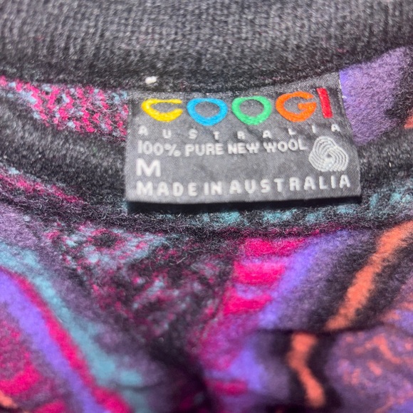 Authentic Vintage Coogi Sweater – 100% Wool – Made in Australia – Size M”